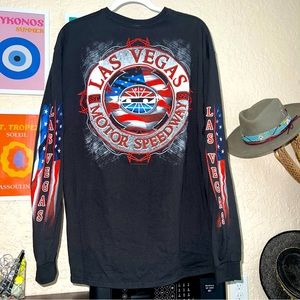 New VTG Las Vegas speedway desert nascar racing American flag men’s xl